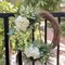 Spring Flower Wreath for Front Door, 20 Inch Hydrangea Door Wreath with White Berries, Summer Eucalyptus Wreaths for Front Door Outside All Season, Farmhouse, Indoor Outdoor Wall Decor